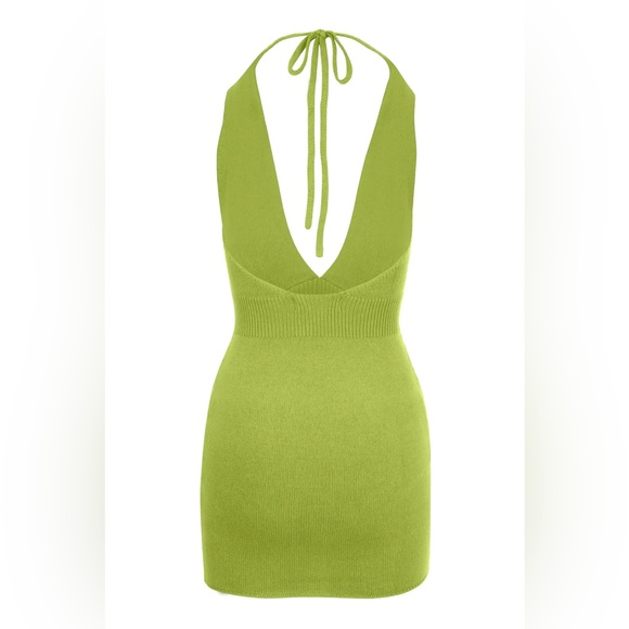 NWT Asta Resort Fifi Mini Dress Lime - Picture 2 of 6
